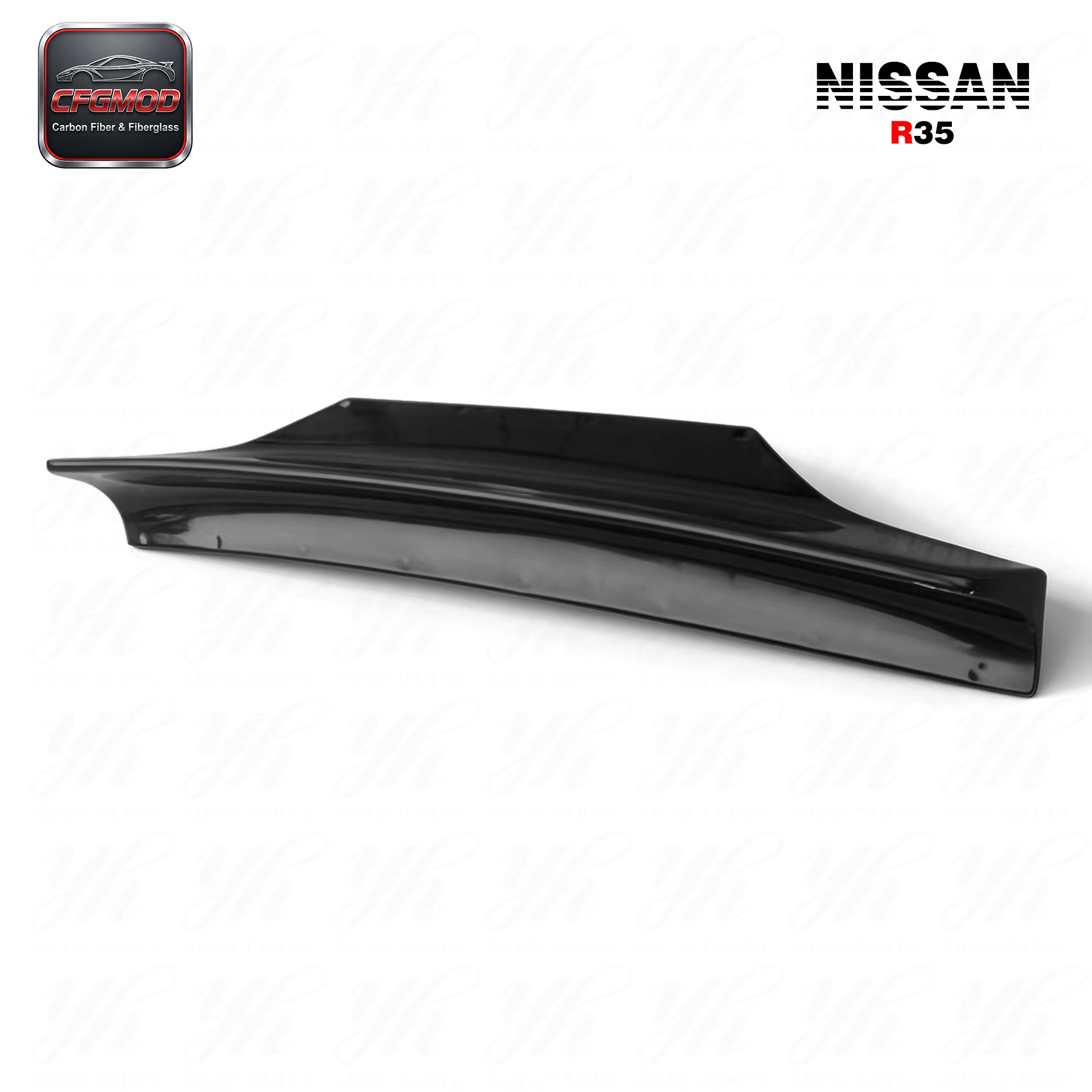 For for 1999-2002 S15 Silvia Rocket Bunny Style Glass Fiber Rear Spoiler FRP — 4