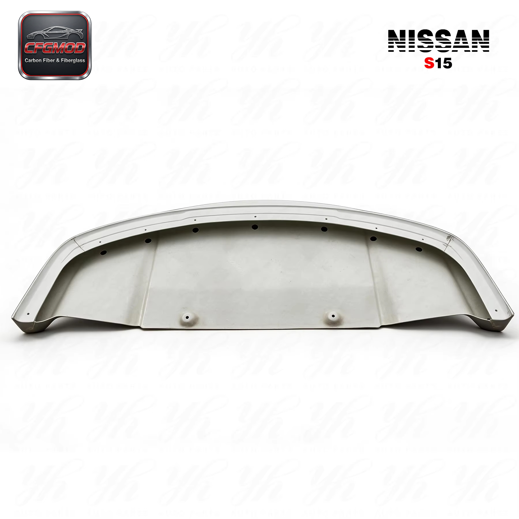 FRP AB Flug Style Front Lip with Undertry Fit for 1993-1999 Silvia S15 New High Quality Excellent Fitment — 2