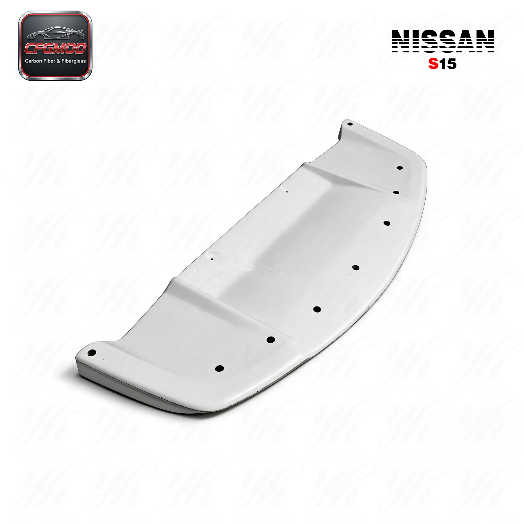 New Carbon Fiber High Quality for 1993-1999 S15 Silvia ABF Style Front Bumper Lip Splitter with Excellent Fitment — 5