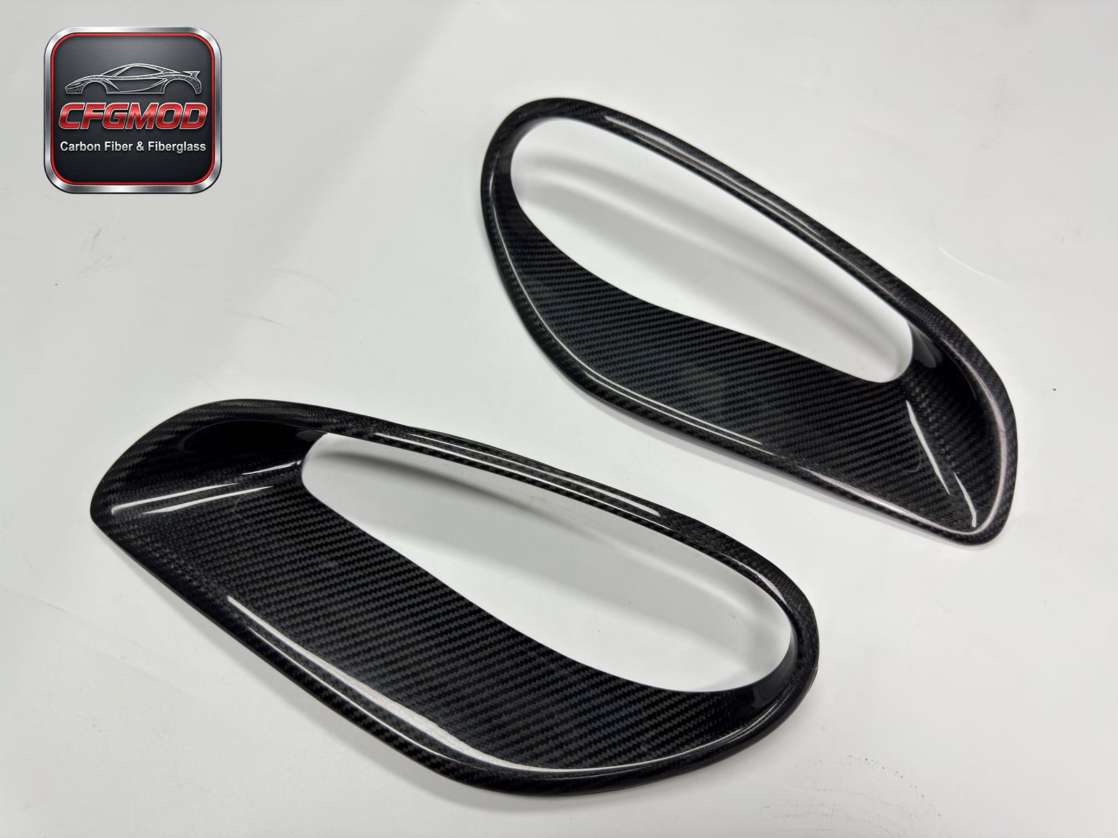 ED Style Carbon Fiber Rear Fender Vents Air Intakes for Porsche 911 991.2 Turbo TurboS Side Quarter Panel Vents Tuning Parts — 8