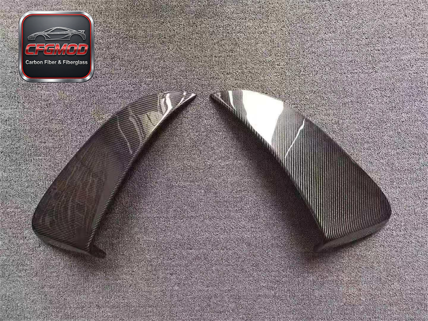 GT4 Style Dry Carbon Fiber Rear Side Vents Air Intakes for Porsche 981 Boxster Cayman Side Quarter Panel Vents Tuning Parts — 9