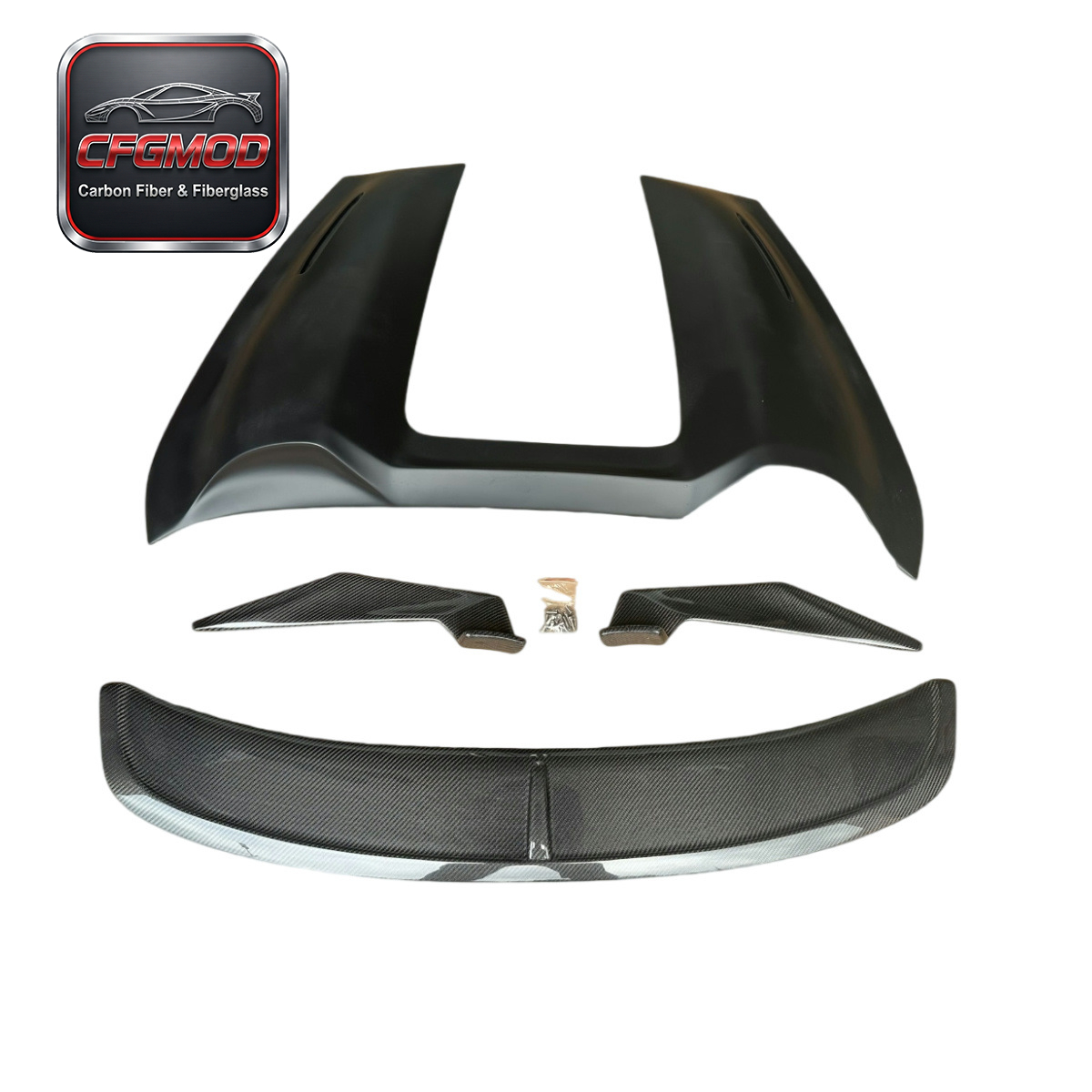 Hump Style Carbon Fiber Rear Wing Spoiler Ducktail for Porsche 981 718 Boxster Cayman Trunk Lip Tuning Parts — 5