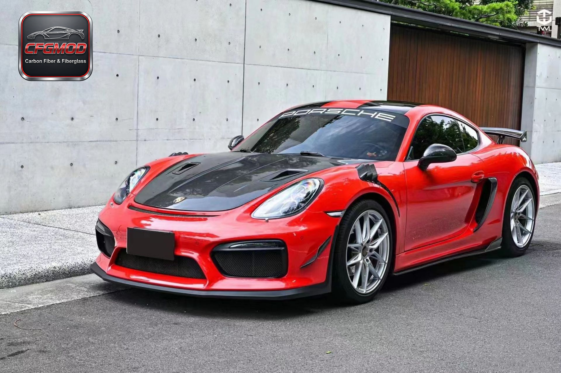 GT4 RS Style Dry Carbon Fiber Front Fenders with Vents for Porsche 718 Boxster Cayman Tuning Parts — 4