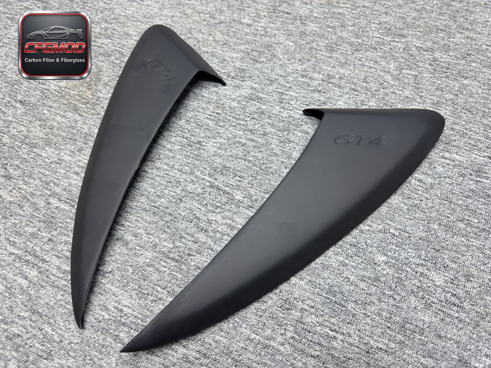 GT4 Style Carbon Fiber Rear Side Vents Air Intakes for Porsche 987 Boxster Cayman Side Quarter Panel Tuning Parts — 9