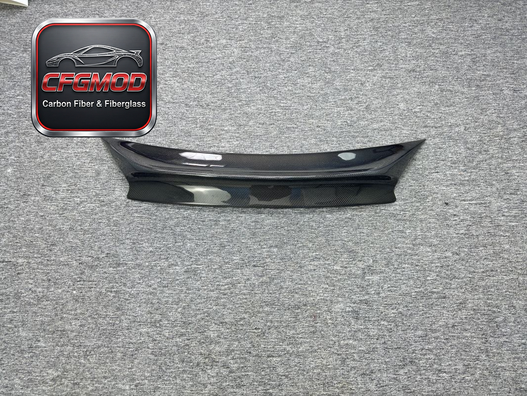 Carbon Fiber Rear Wing Spoiler Ducktail for Porsche Panamera 970.1 Adhesive Trunk Lip Tuning Parts — 8