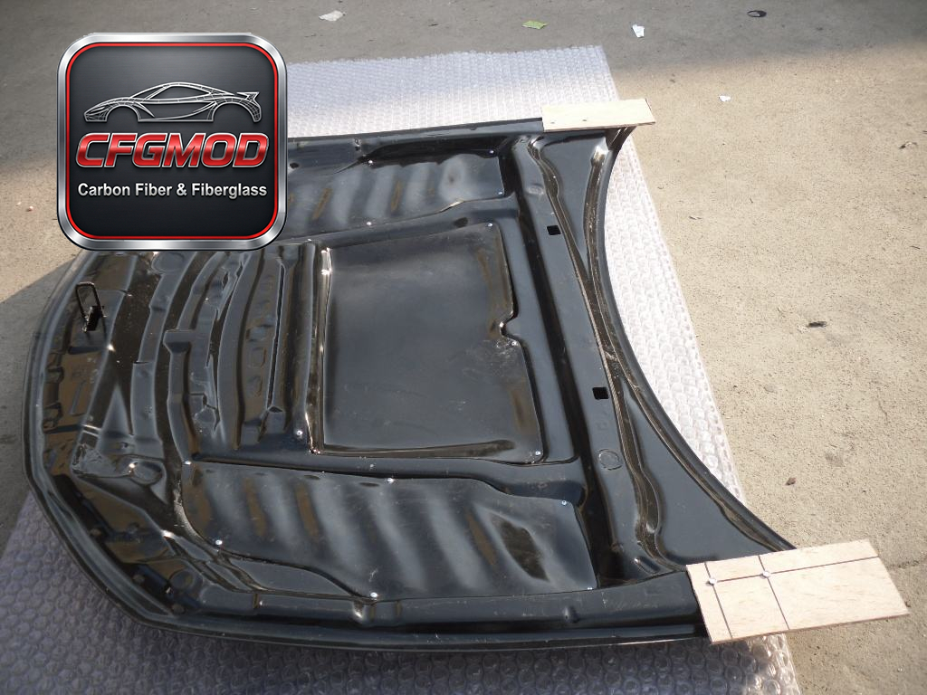 For GRB GVB WRX STI CS Style Hood Bonnet Engine Hood in Carbon Fiber Material — 8