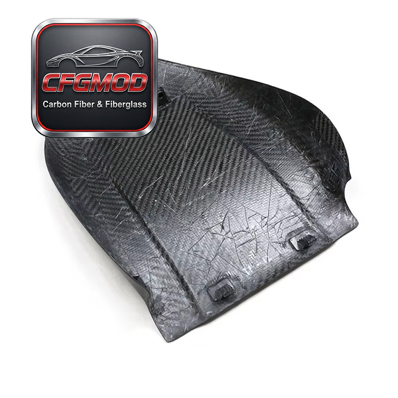 Dry Carbon Fiber Interior Seat Back Trim Panel Replacement for Tesla Model X S 3 Y — 2