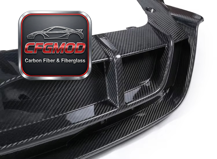 Dry Carbon Fiber Full Body Kit Front Lip Rear Diffuser Side Skirts Spoiler for Tesla Model X — 9