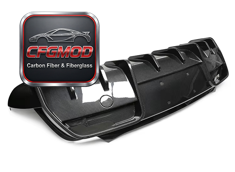 Dry Carbon Fiber Full Body Kit Front Lip Rear Diffuser Side Skirts for 2025+ Tesla Model Y Facelift — 6