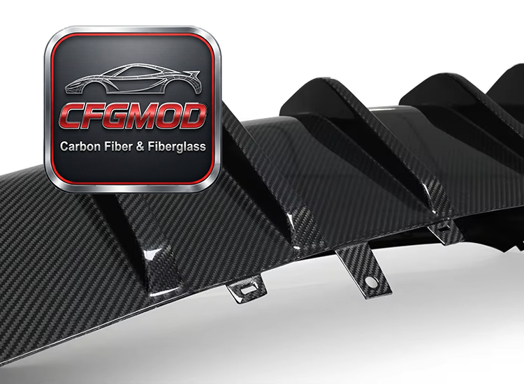 Dry Carbon Fiber Full Body Kit Front Lip Rear Diffuser Side Skirts for 2025+ Tesla Model Y Facelift — 8