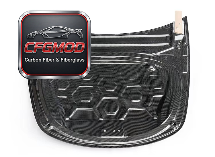 Carbon Fiber Front Trunk Lid Hood Cover for 2019-2022 Tesla Model 3 — 4