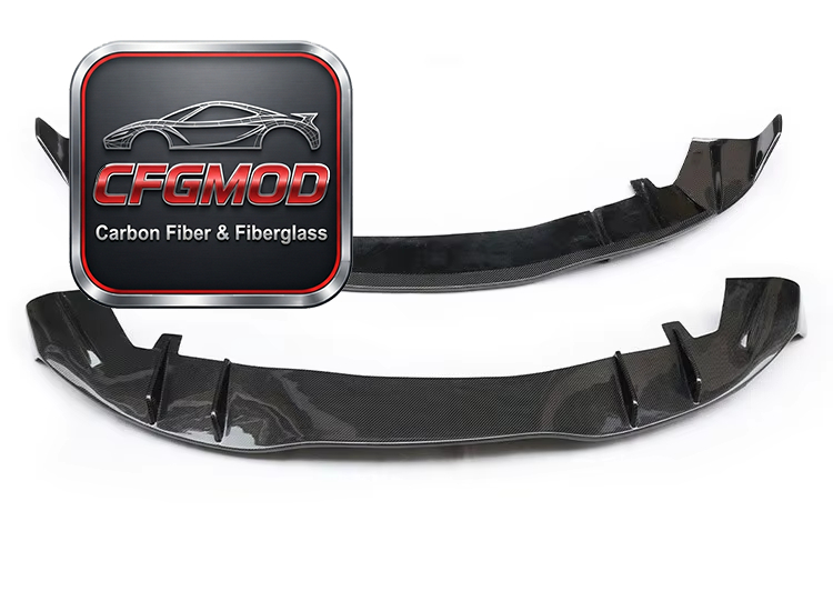 V Style Carbon Fiber Full Body Kit Front Lip Side Skirts Rear Diffuser Spoiler for Tesla Model Y — 2