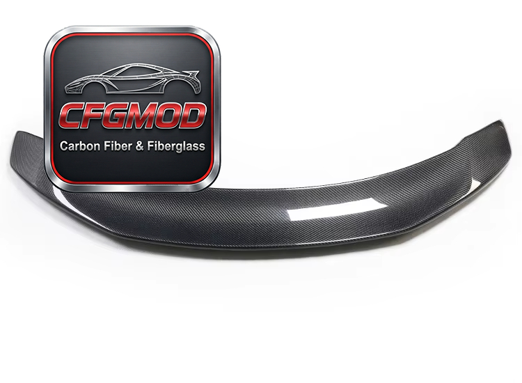 V Style Carbon Fiber Full Body Kit Front Lip Side Skirts Rear Diffuser Spoiler for Tesla Model Y — 4