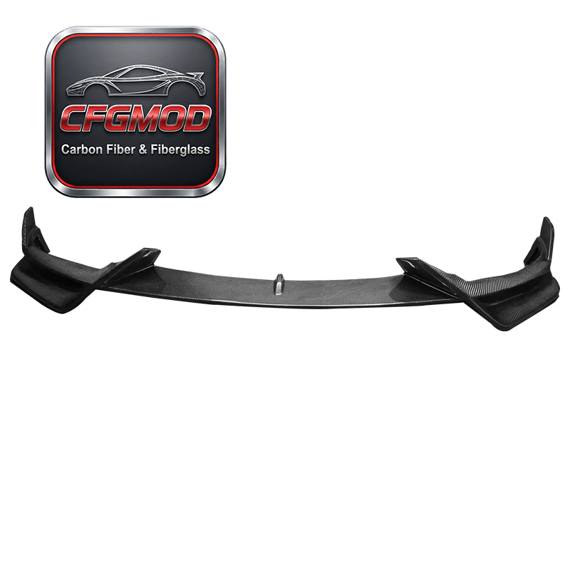 Dry Carbon Fiber Front Chin Spoiler Lip Body Kit for Tesla Model 3 Exterior Accessories — 6