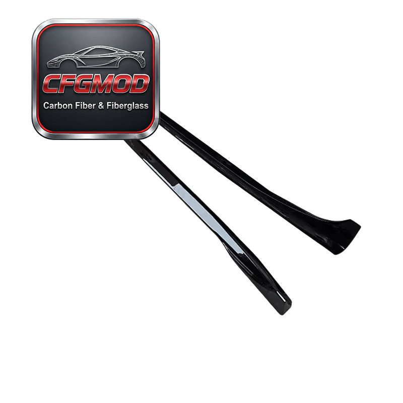 Dry Carbon Fiber Side Rocker Panels Body Kits Styling Accessories for Tesla Model 3 — 4