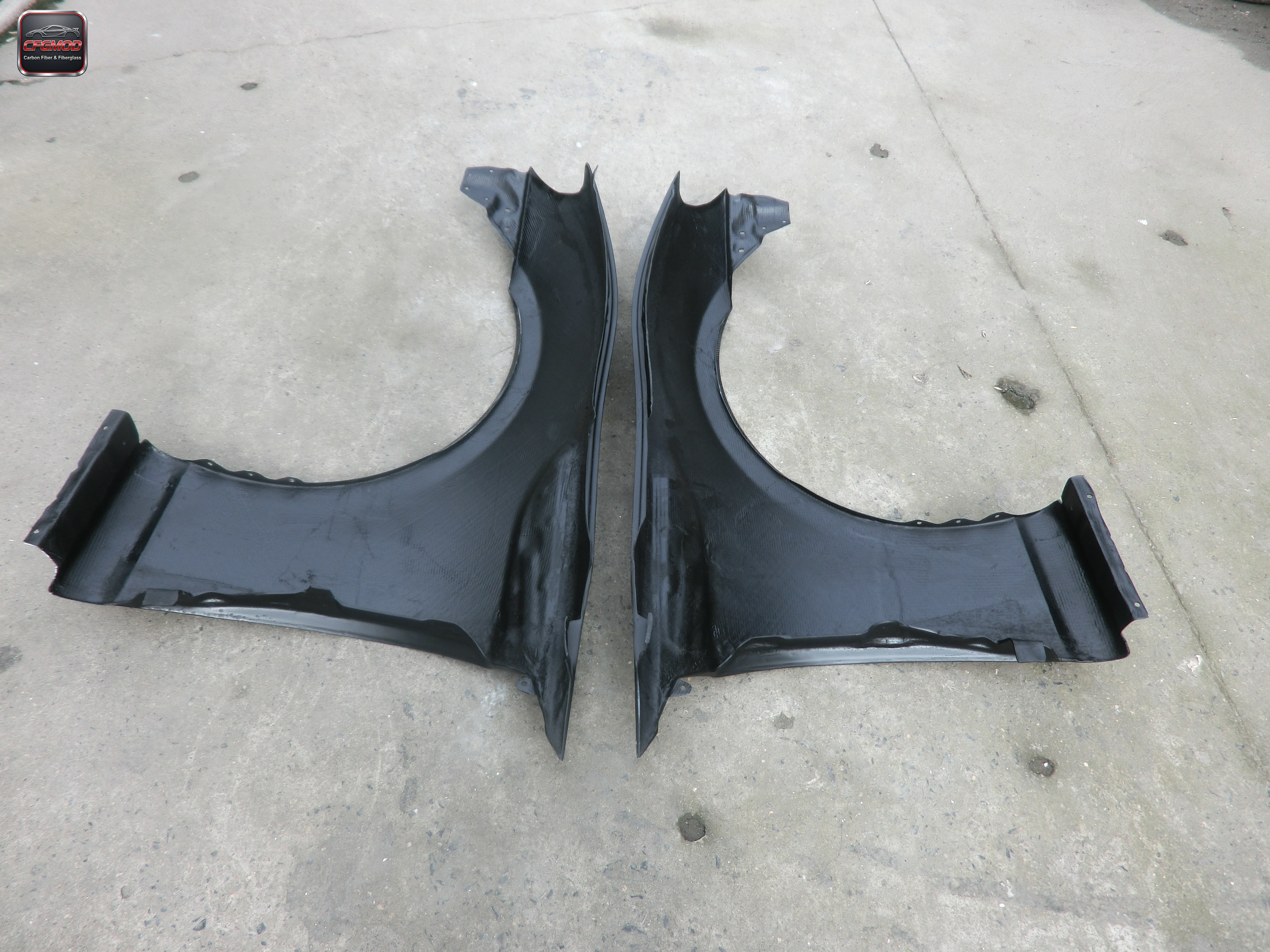 GT86 OEM Front Fender 2pcs Carbon Fiber Black for 2012-2016 — 3
