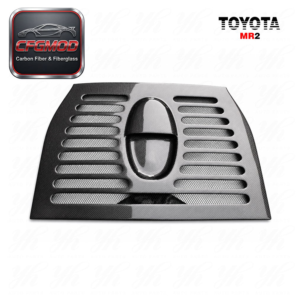 Auto Parts New 1990-1995 MR2 F355 SW20 Rear Engine Cover Carbon Rear Engine Cover Rear Engine Cover Carbon Fiber Black — 1