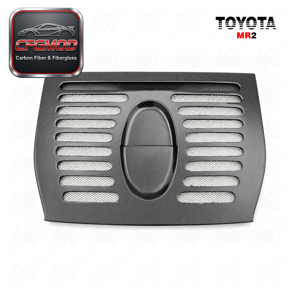 Auto Parts New 1990-1995 MR2 F355 SW20 Rear Engine Cover Carbon Rear Engine Cover Rear Engine Cover Carbon Fiber Black — 2