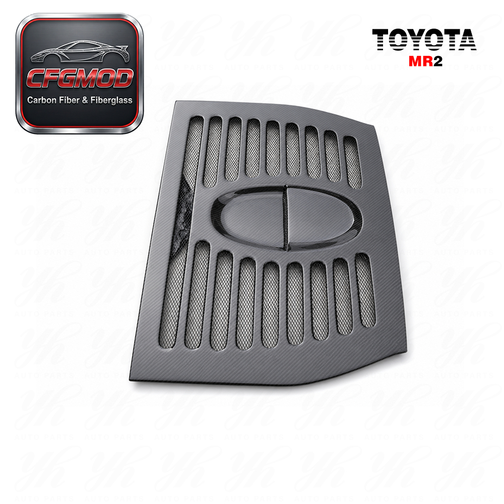Auto Parts New 1990-1995 MR2 F355 SW20 Rear Engine Cover Carbon Rear Engine Cover Rear Engine Cover Carbon Fiber Black — 3