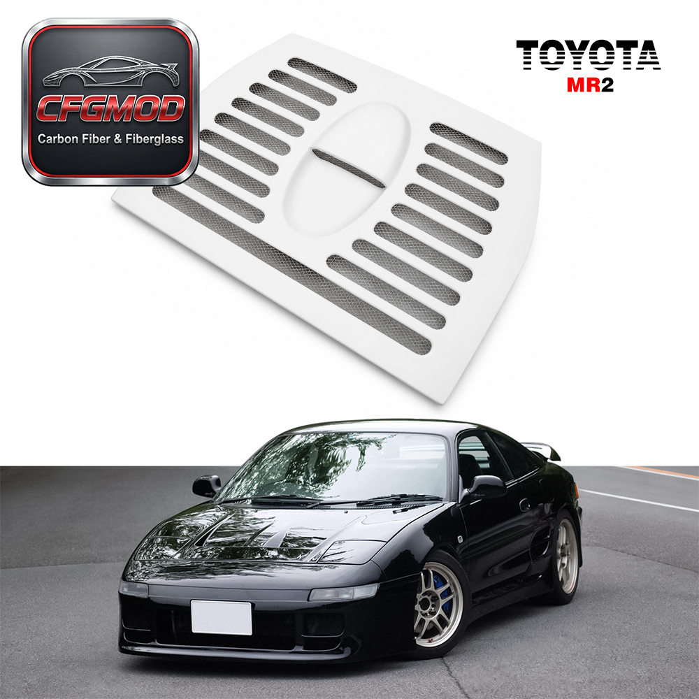 Auto Parts New 1990-1995 MR2 F355 SW20 Rear Engine Cover Carbon Rear Engine Cover Rear Engine Cover Carbon Fiber Black — 8