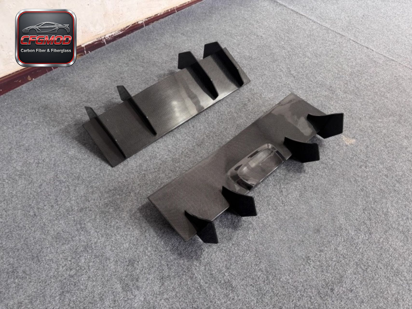 Blade Style Carbon Fiber Rear Bumper Diffuser Lip for Toyota Supra MKV A90 A91 GR Supra Rear Lower Splitter Tuning Parts — 10