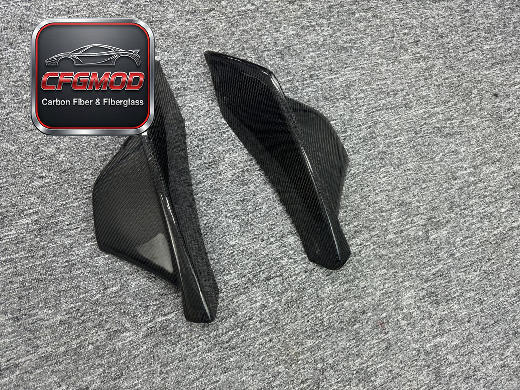 VRS Style Carbon Fiber Rear Bumper Spats for Toyota Supra MK5 A90 A91 GR Supra Rear Aprons Corner Diffuser Tuning Parts — 6