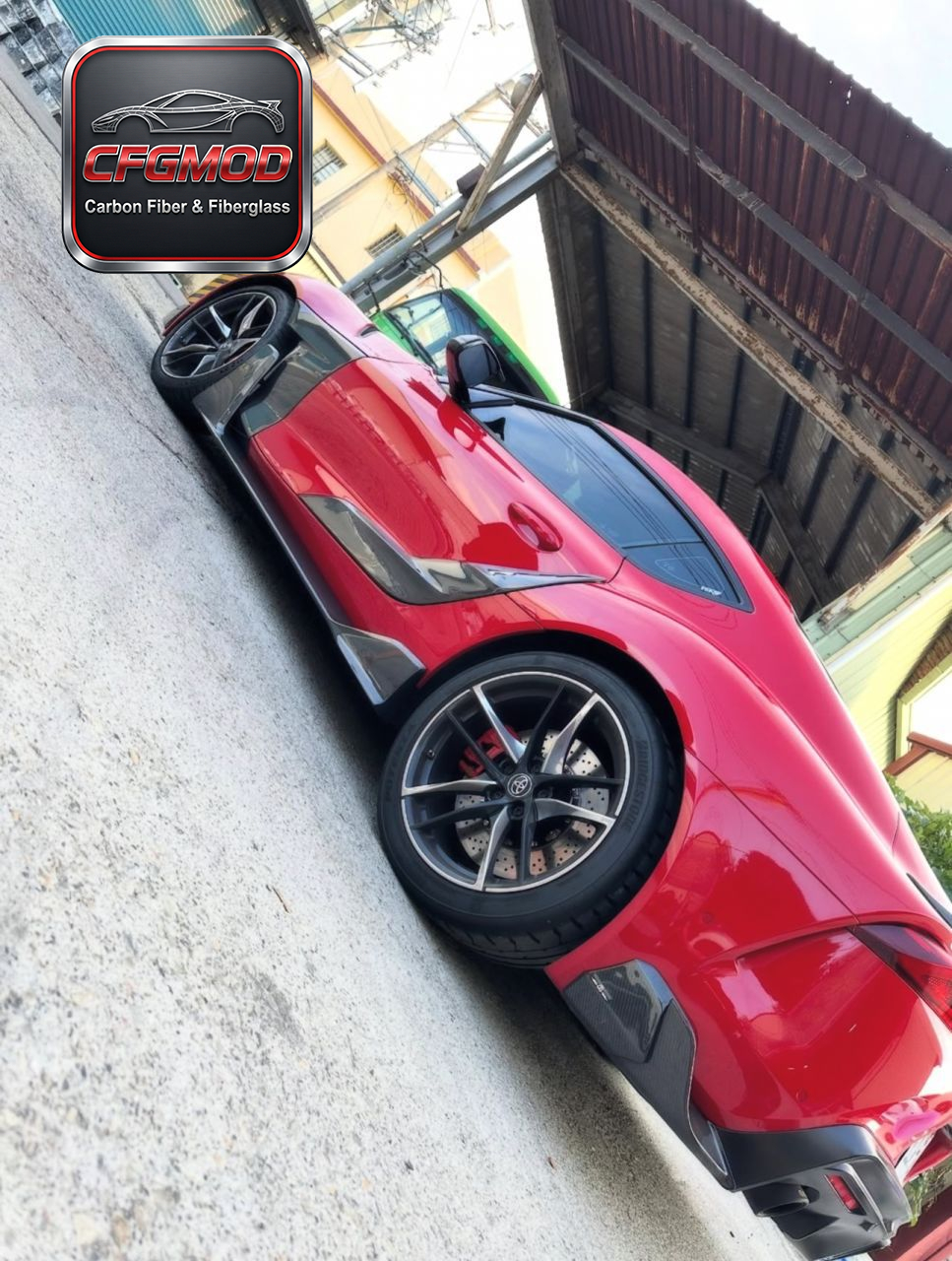 AR Style V3 Dry Carbon Fiber Front Fenders and Side Skirts Body Kit for Toyota Supra MKV A90 A91 GR Supra Exterior Tuning Parts — 2