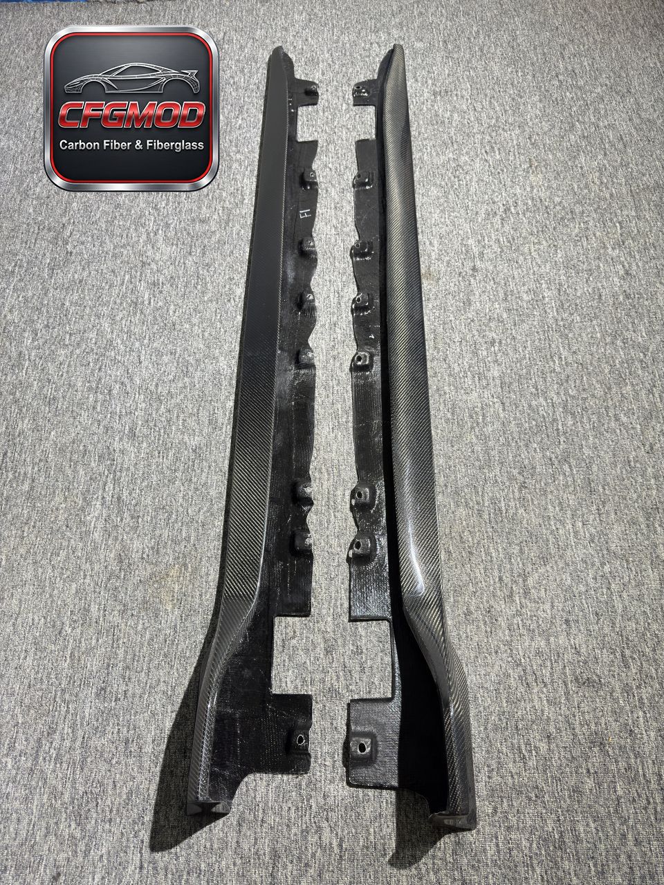 AR Style Dry Carbon Fiber Side Skirts Body Kit for Toyota Supra MKV A90 A91 GR Supra Side Rocker Panels Tuning Parts — 10