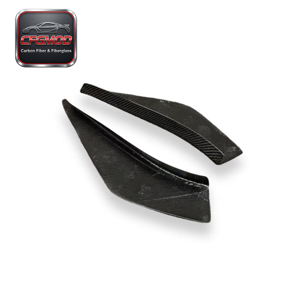 VRS Style Carbon Fiber Front Bumper Canards for Toyota Supra MK5 A90 A91 GR Supra Front Dive Planes Tuning Parts — 7