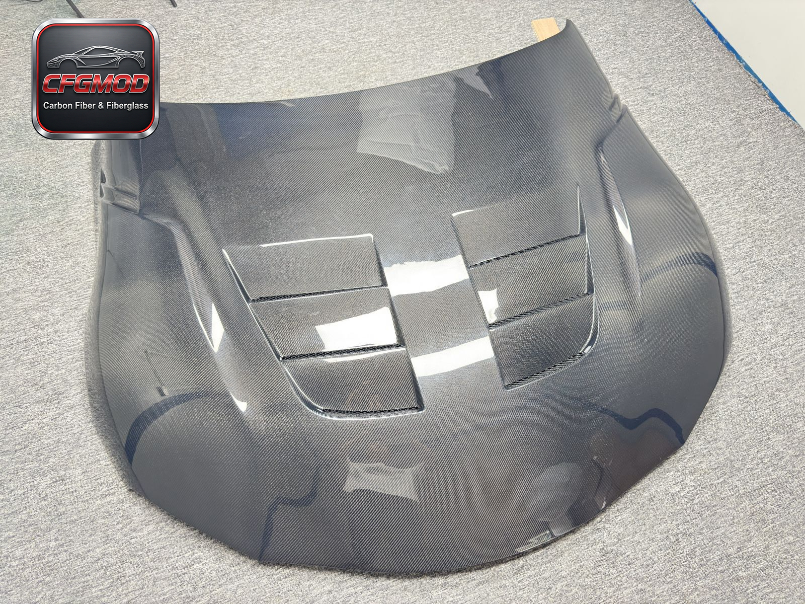 TSLL Style Carbon Fiber Engine Hood Bonnet for Toyota Supra MK5 A90 A91 GR Supra Front Hood Vent Lid Tuning Parts — 6