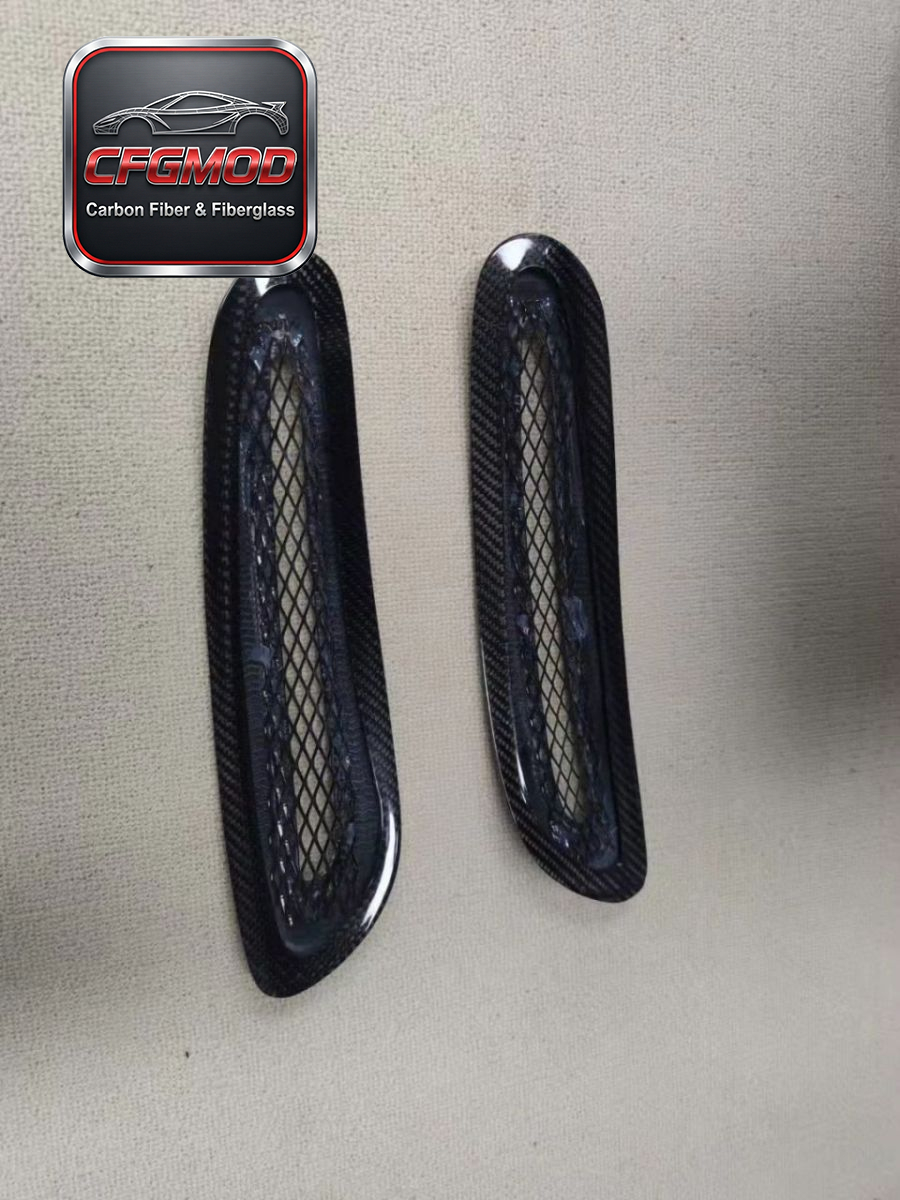 Carbon Fiber Hood Vent with Mesh for Toyota Supra MK5 A90 A91 GR Supra Bonnet Air Intake Scoop Tuning Parts — 4