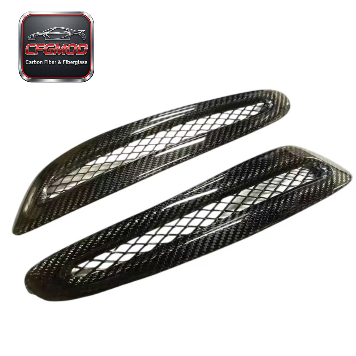 Carbon Fiber Hood Vent with Mesh for Toyota Supra MK5 A90 A91 GR Supra Bonnet Air Intake Scoop Tuning Parts — 8