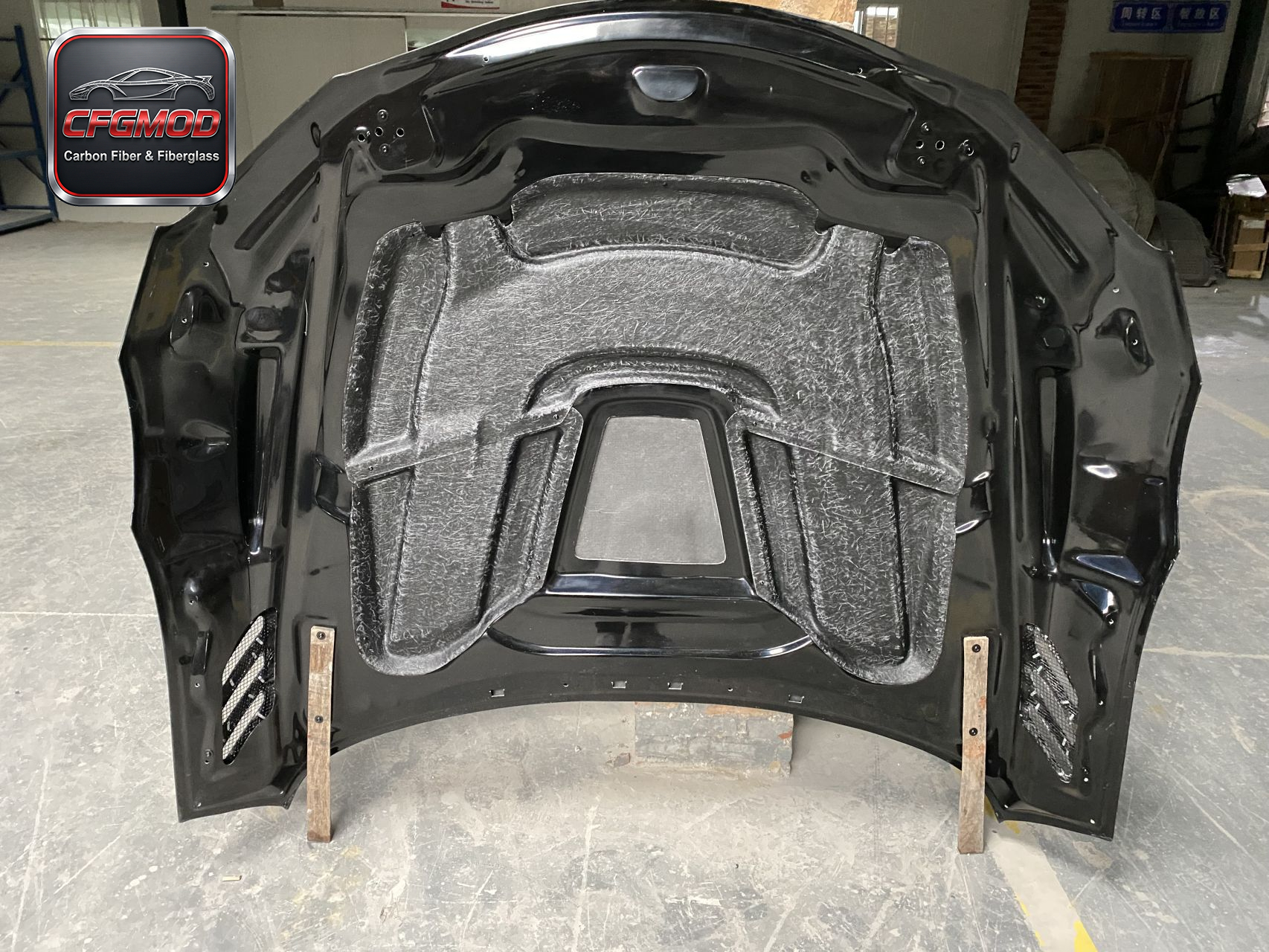 VRS Style Carbon Fiber Engine Hood Bonnet for Toyota Supra MK5 A90 A91 GR Supra Front Hood Vent Lid Tuning Parts — 5