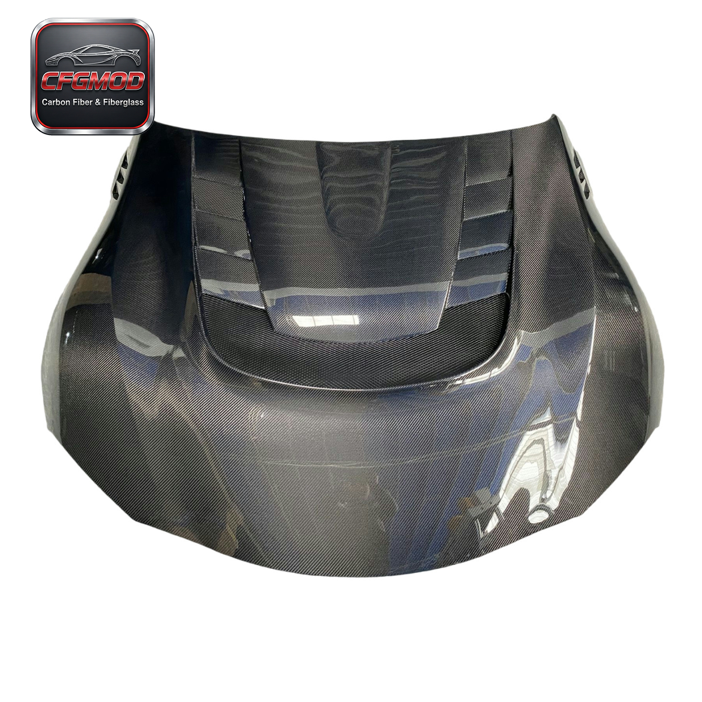 VRS Style Carbon Fiber Engine Hood Bonnet for Toyota Supra MK5 A90 A91 GR Supra Front Hood Vent Lid Tuning Parts — 8