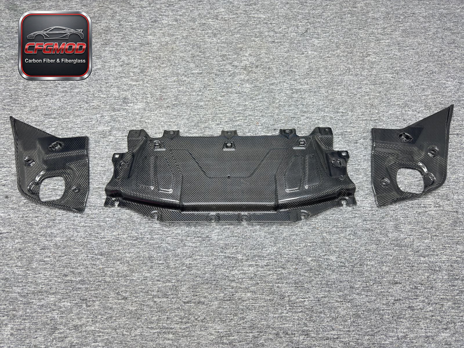 Dry Carbon Fiber Engine Bay Cover Panel for Toyota Supra MK5 A90 A91 GR Supra Engine Compartment Trim Tuning Parts — 4