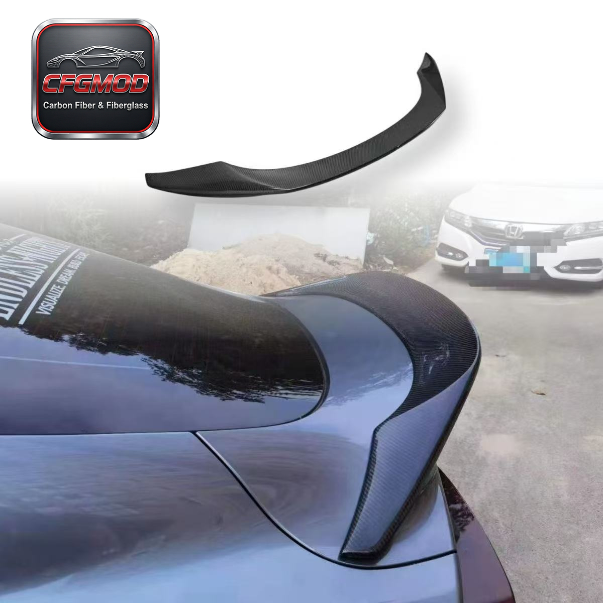 Style Carbon Fiber Rear Trunk Spoiler Lip for Toyota Supra MK5 A90 A91 GR Supra Ducktail Wing Tuning Parts — 1