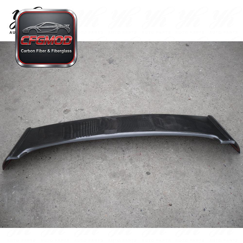GOLF 6 GTI OSIR Rear Single Carbon Fiber Spoiler with High Gloss Finish for VW Golf — 5
