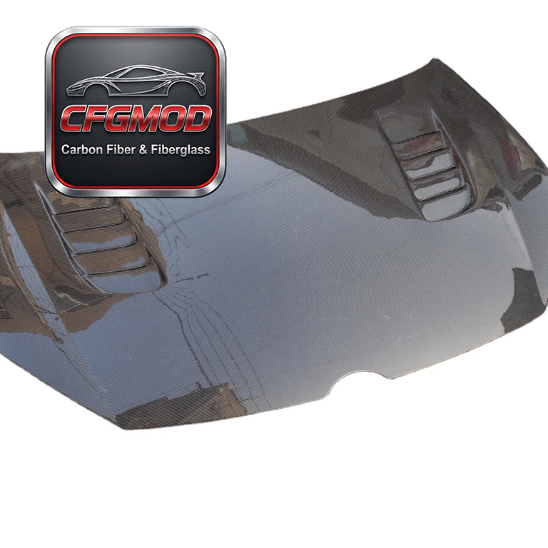 New High Quality Carbon Fiber Engine Hood for Golf 6 GTI with 3K Twill Weave and Glossy Finish — 1