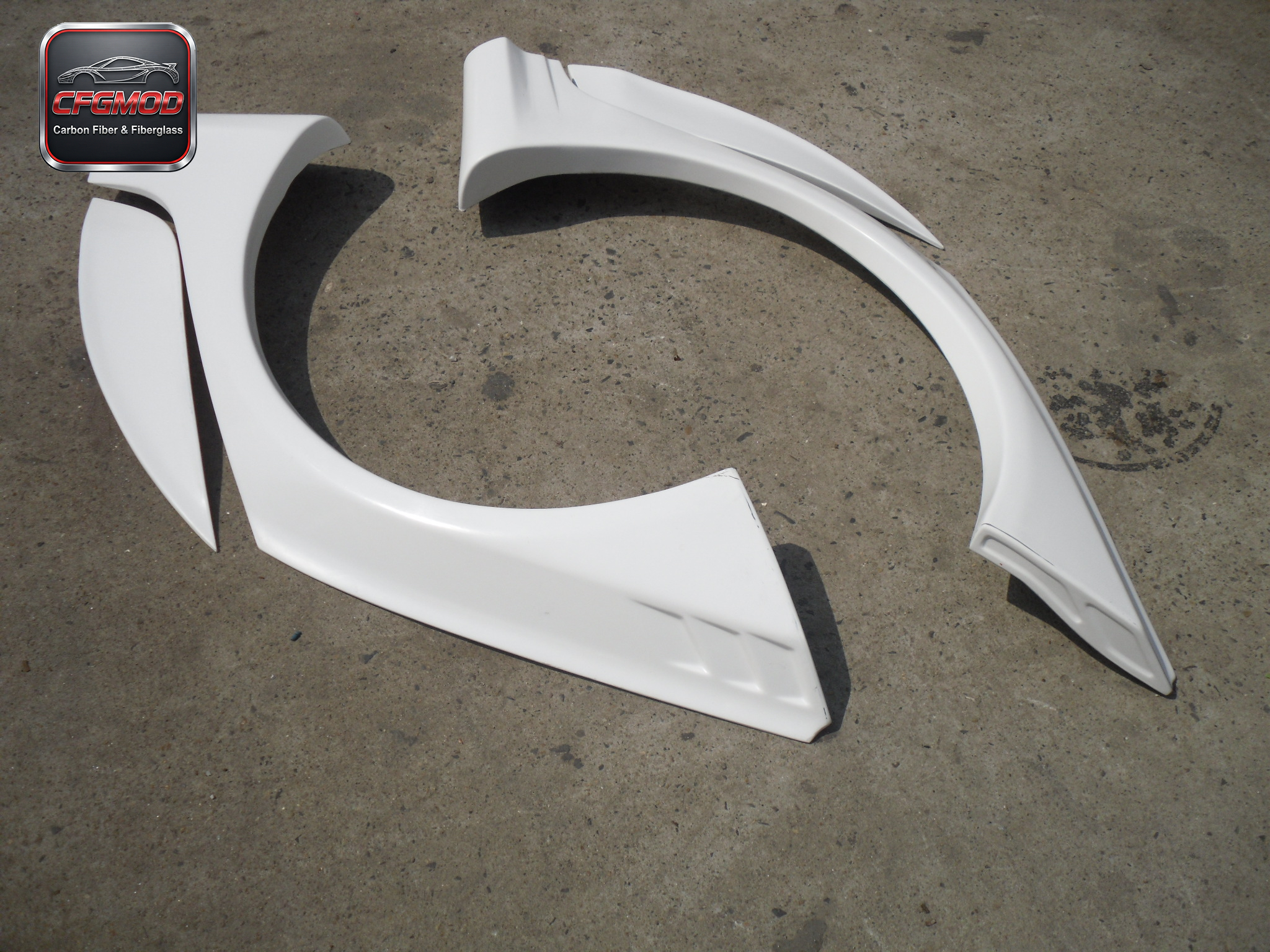 Glass Fiber Golf Rear Fender Wheel Arches 4 Pcs FRP — 2
