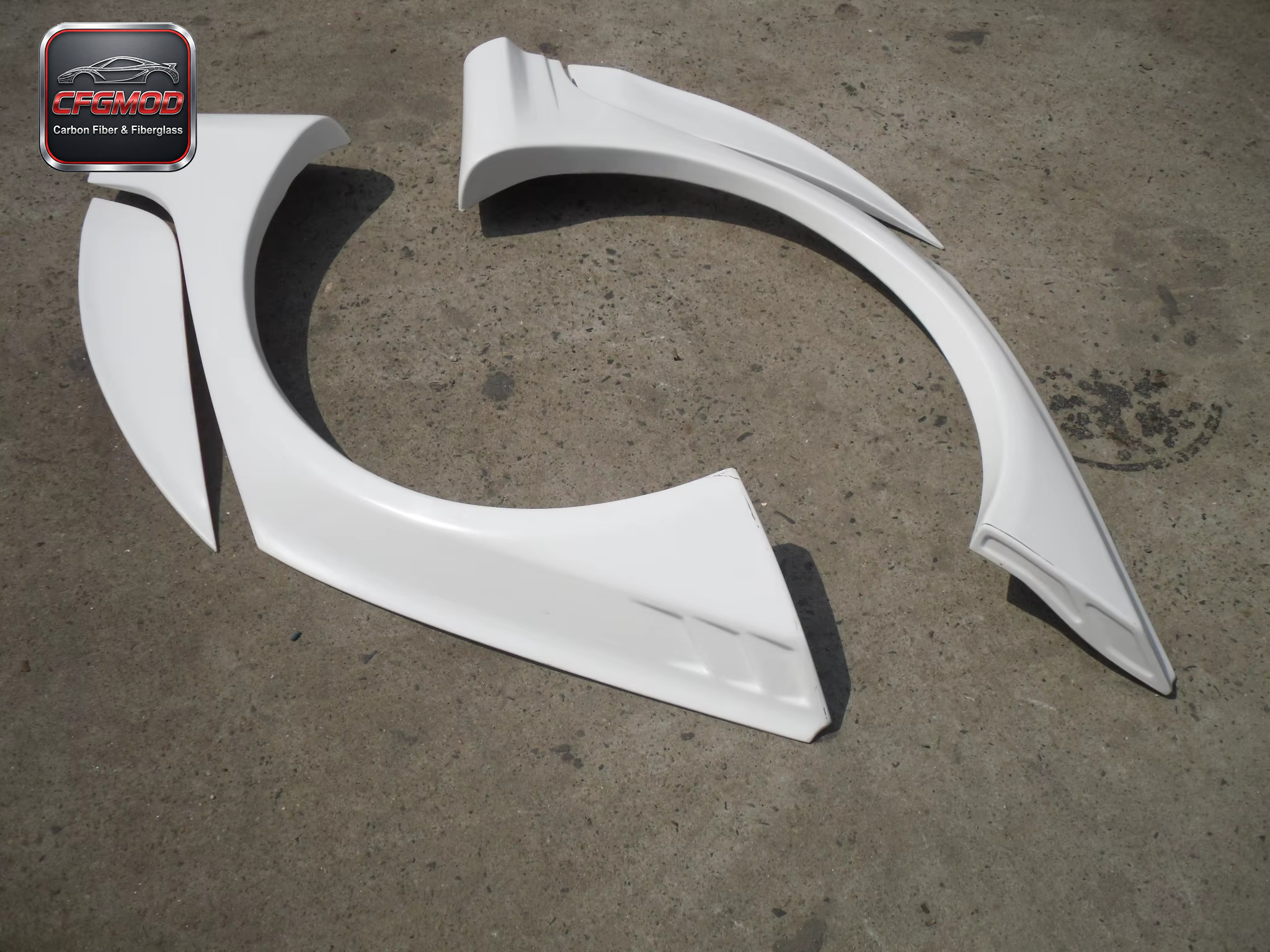 Glass Fiber Golf Rear Fender Wheel Arches 4 Pcs FRP — 4