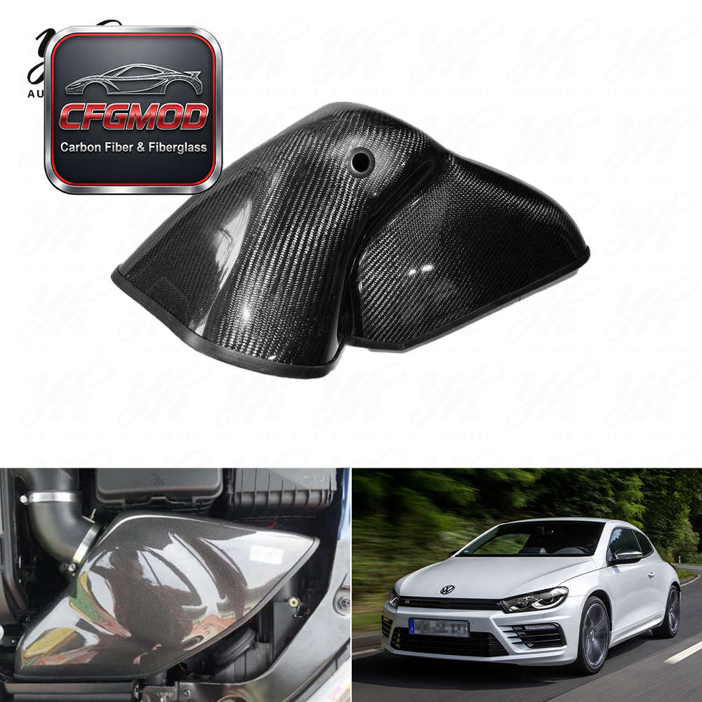 Scirocco Grupp-M Carbon Fiber Air Intake Box-Black — 1