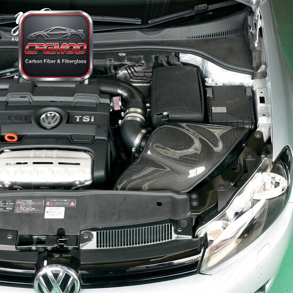 Scirocco Grupp-M Carbon Fiber Air Intake Box-Black — 6